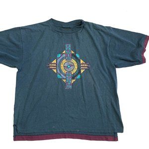 VTG Surf Odyssey Double Hem T-Shirt USA Made 90s